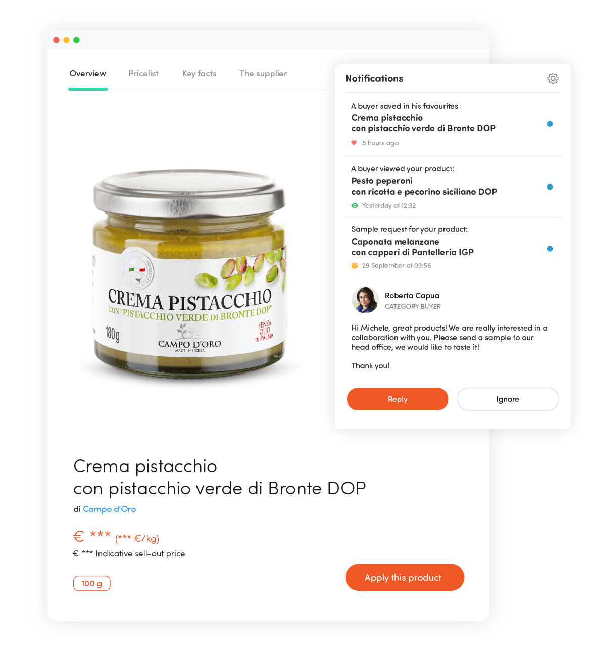 Product page